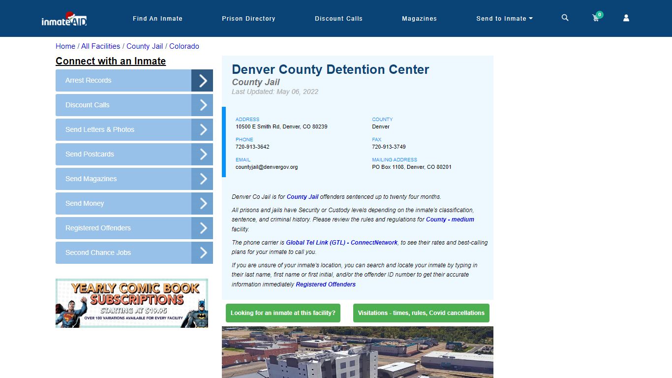 Denver County Detention Center - Inmate Locator - Denver, CO